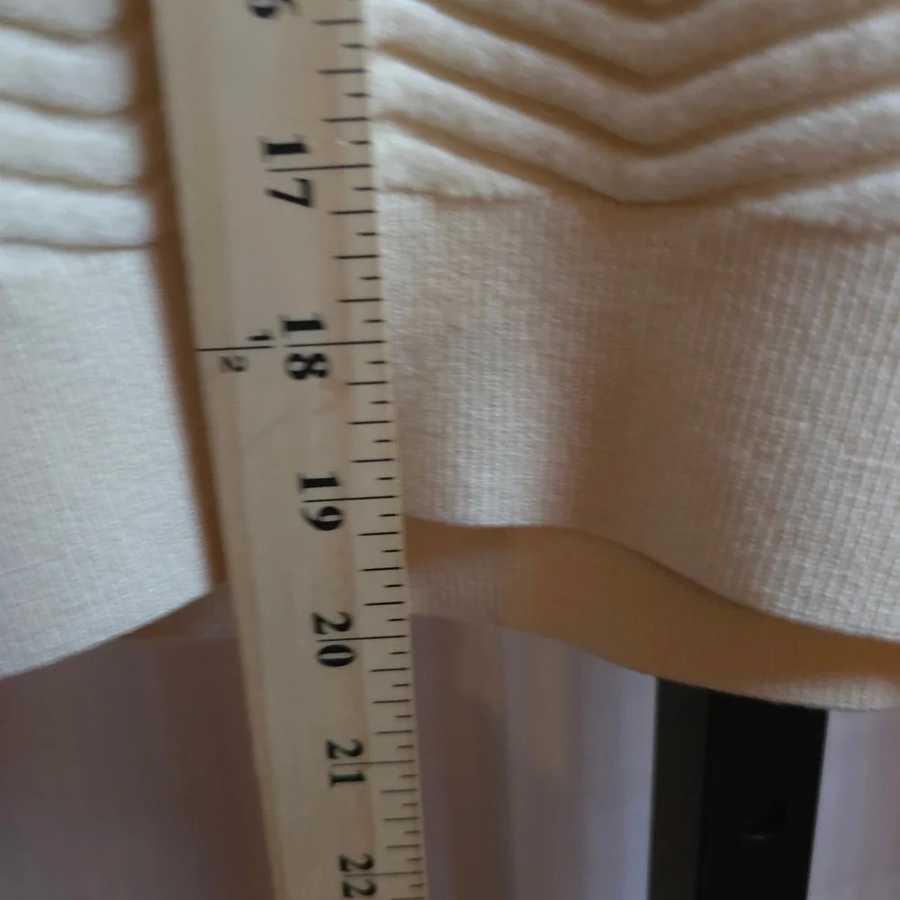 Theory Hannalor Wool Rib Sweater Petite P Cream Quiet Luxury Minimalist‎